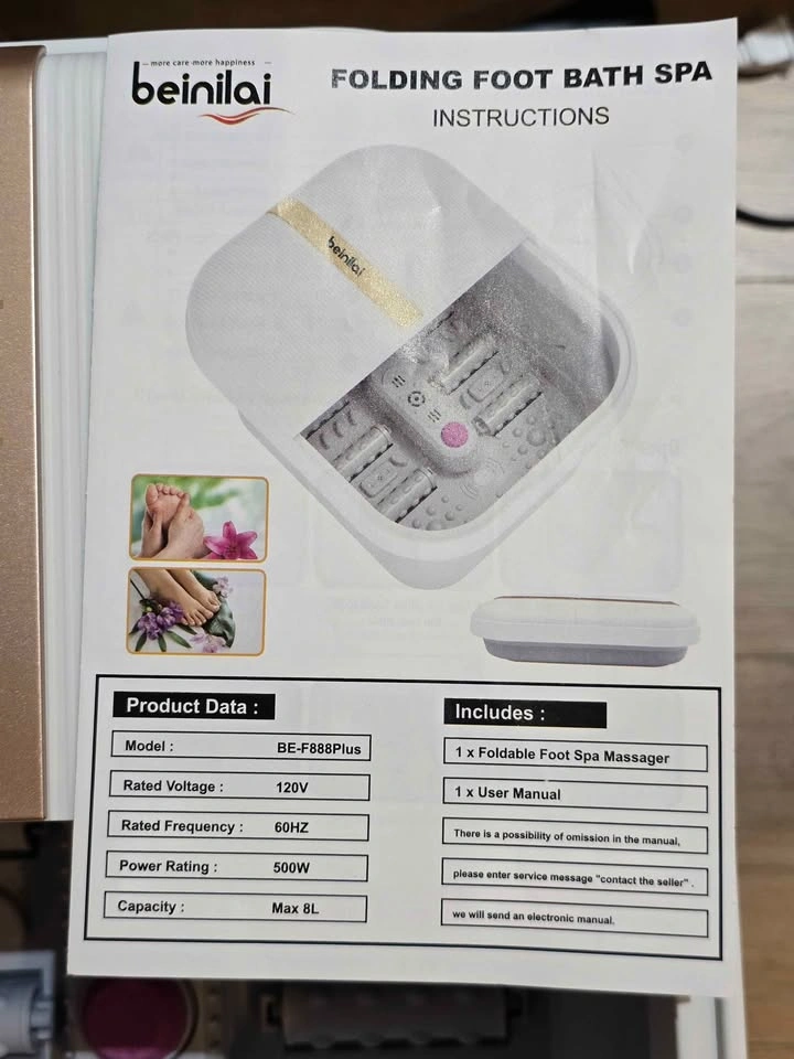 Beinilai Folding Foot Bath Spa - photo 3