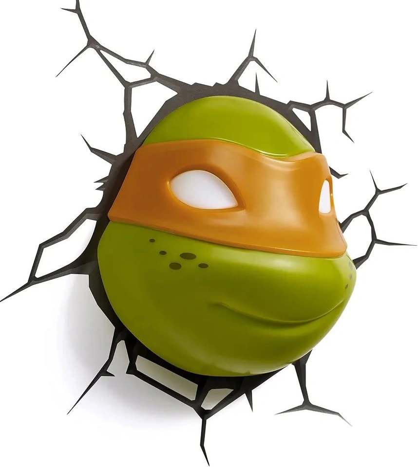 TMNT Michelangelo 3D Deco Light – New in Box - photo 3
