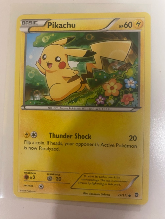 Pikachu 27/111 Pokémon Cards
