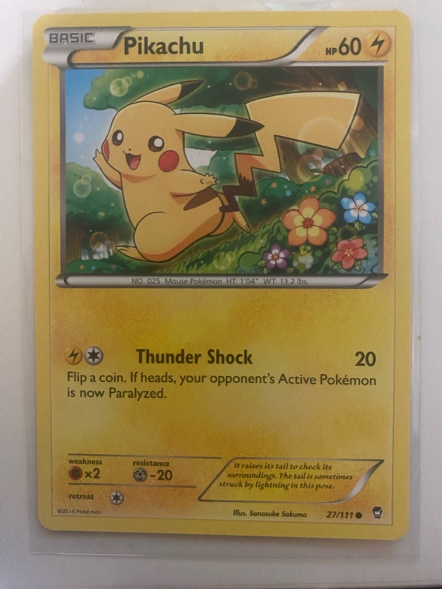 Pikachu 27/111 Pokémon Cards - photo 3