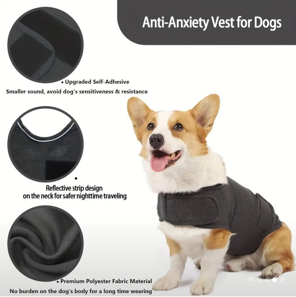 Dog Anxiety Jacket - Calming Pet Vest for Medium Dogs - photo 5