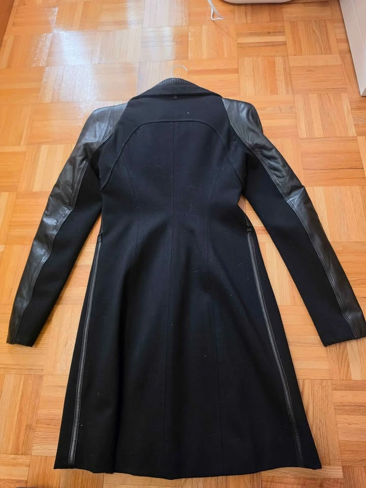 Rudsak Wool and Leather Coat size small woman - photo 2