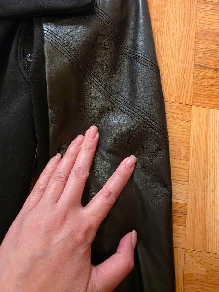 Rudsak Wool and Leather Coat size small woman - photo 3