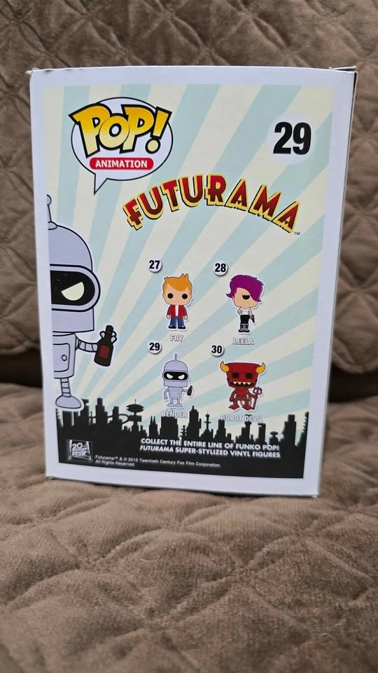 Funko Pop! Animation Futurama Bender #29 2015 Summer Convention - photo 3