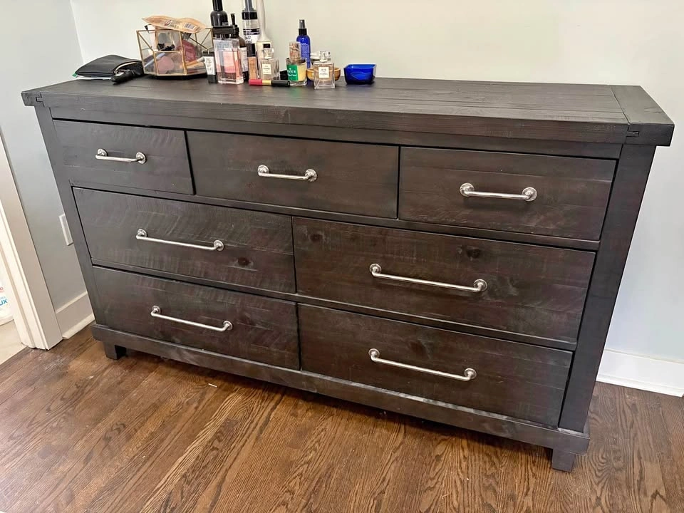 Urban Barn Ironside 7-Drawer Dresser and 2 Nightstands