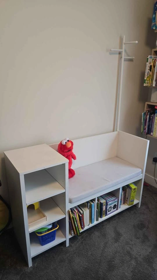 Kid Toy Storage Bench and Coat Rack - photo 4