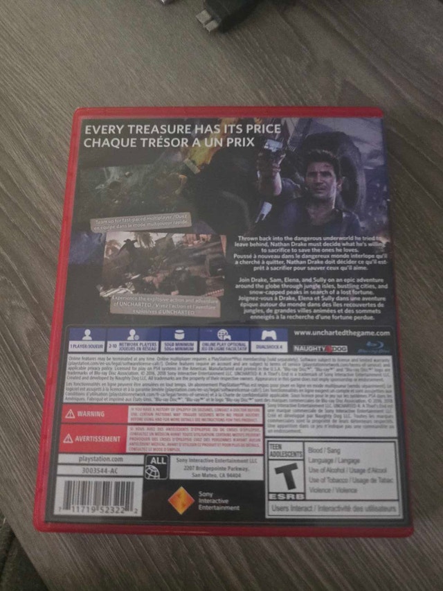 Uncharted 4 A Thief's End PlayStation 4 - photo 2