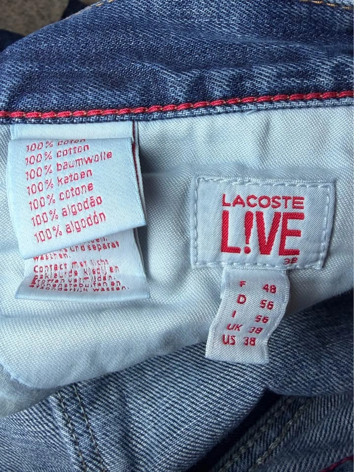 Vintage Y2K Lacoste Men’s Straight Leg Jeans Size 38 - photo 5