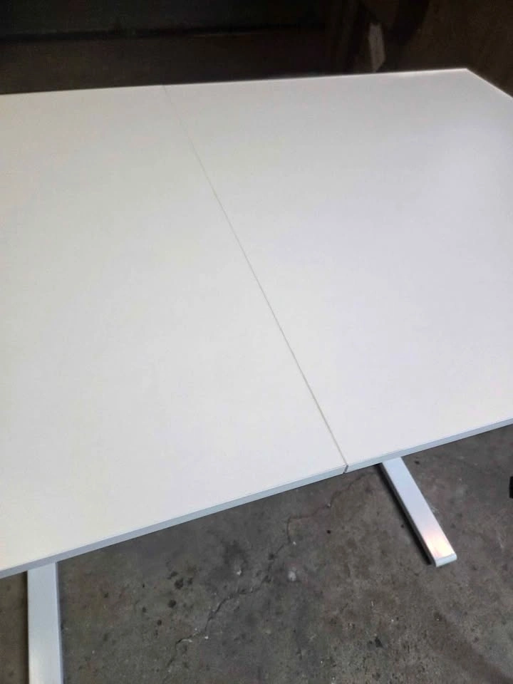 Electric Standing Desk 44" x 26" – White, Height Adjustable - photo 2