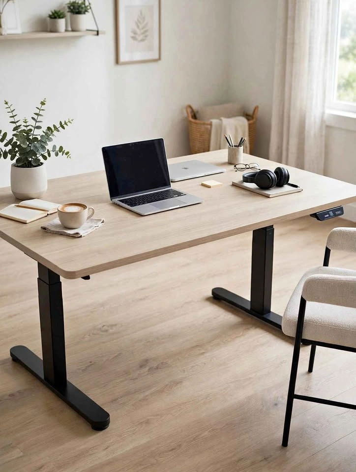 Premium Electric Standing Desk 72x30 – Dual Motor – ErgoAV