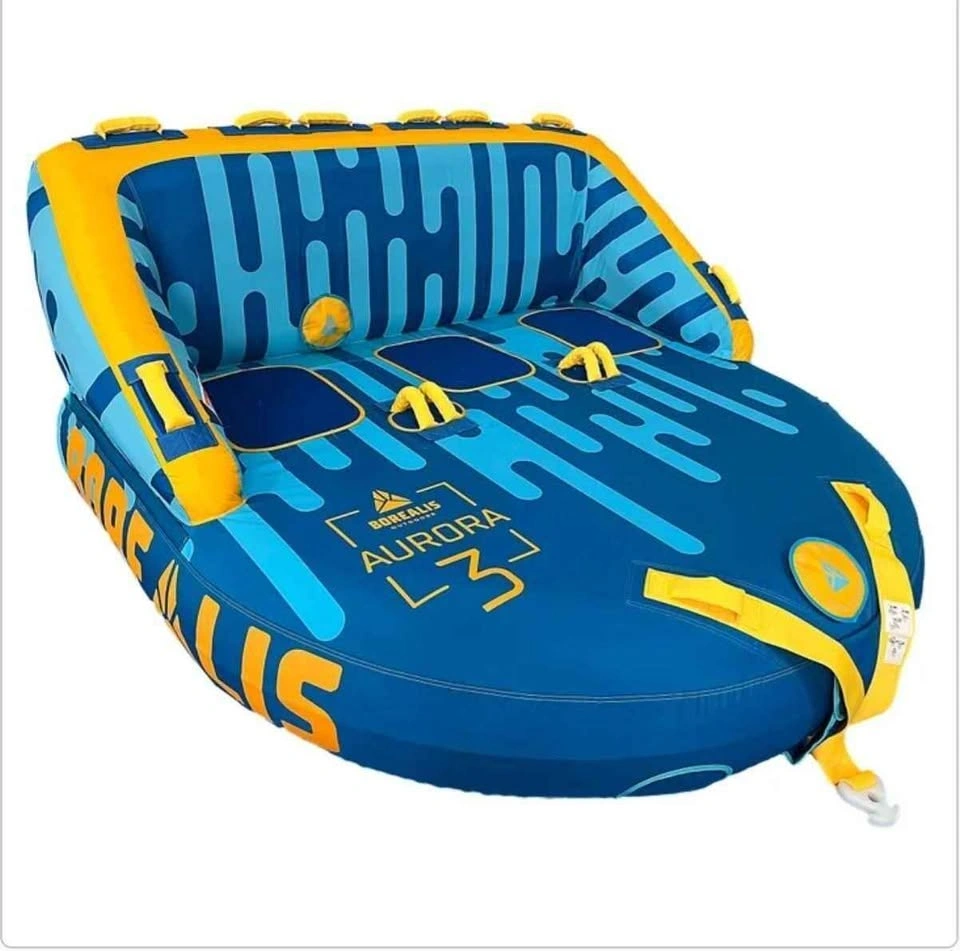 Borealis Outdoors Aurora 3 Towable Tube — 3 Person, New - photo 3