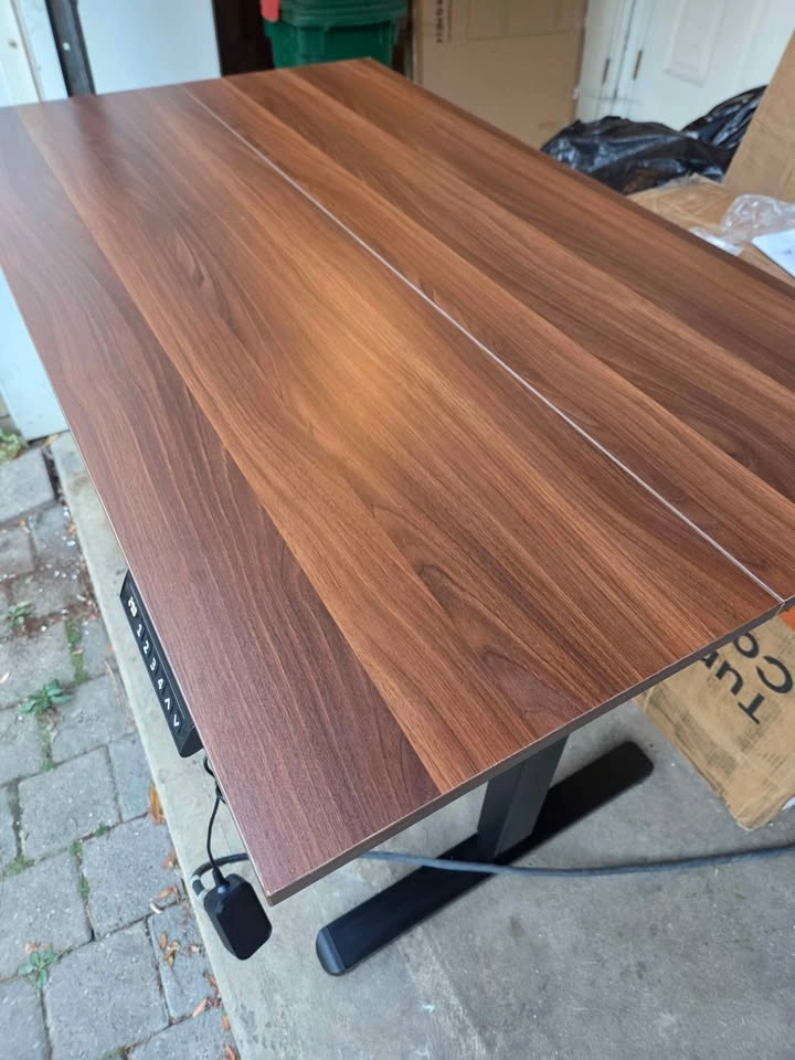 Electric Standing Desk 48"x28" – Height Adjustable – Walnut - photo 3