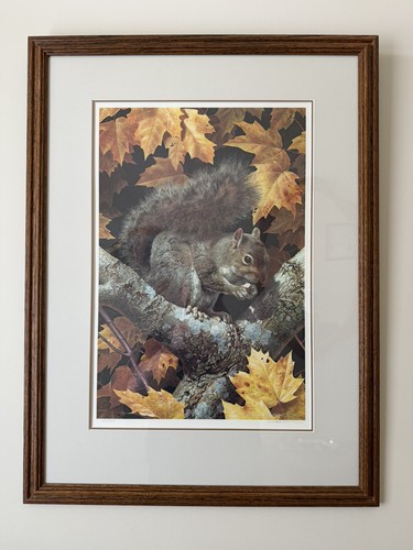 Carl Brenders Golden Season - Gray Squirrel Signed & Num Print