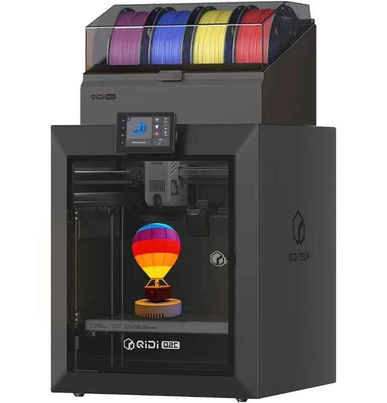 QIDI Q2C 3D Printer + QIDI Box – Like New – Complete Setup - photo 2