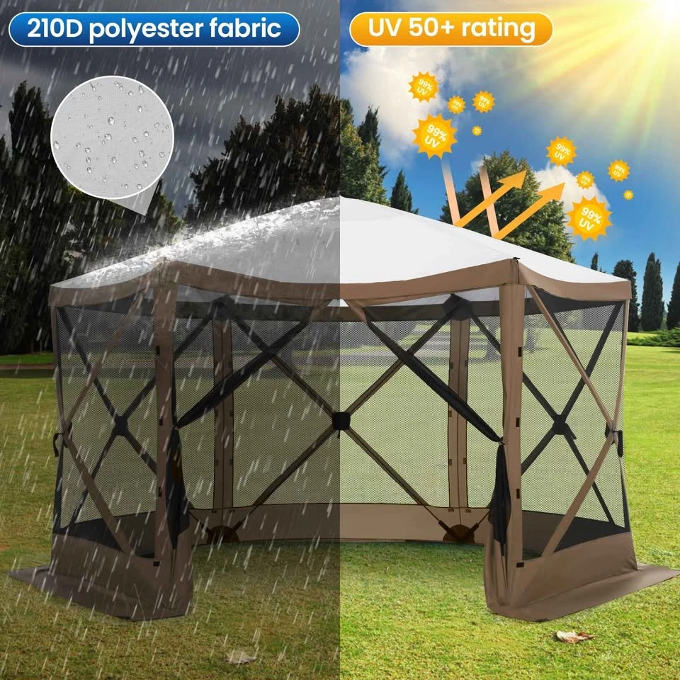NEW COBIZI 15FT Pop Up Gazebo Tent – Screen House - photo 5