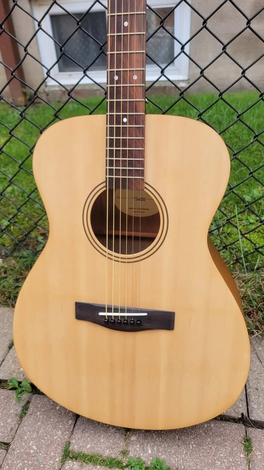 $200 Yamaha FS400 Acoustic Guitar – Natural - photo 4