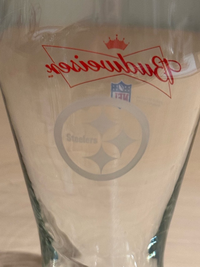 Budweiser Pittsburgh Steelers Glass - photo 2