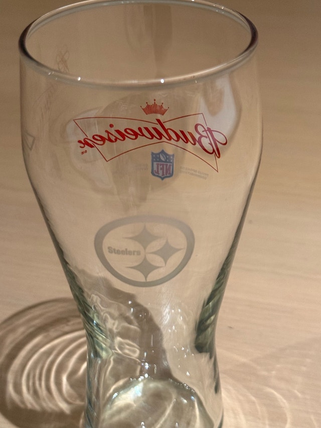 Budweiser Pittsburgh Steelers Glass - photo 4