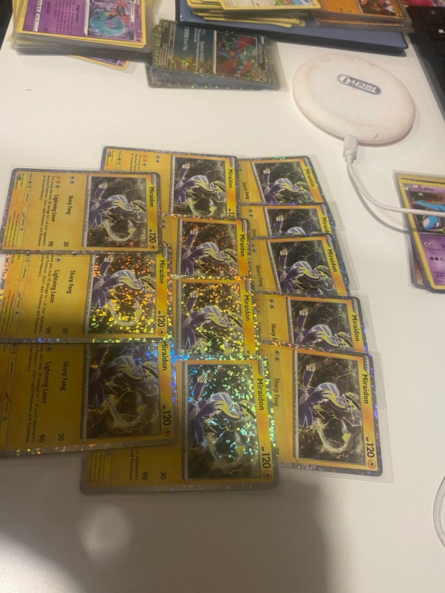 Miraidon 003/015 Promo McDonald’s Pokémon Cards 12 Total