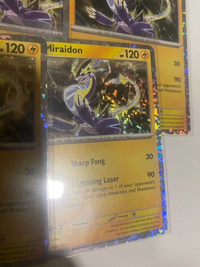 Miraidon 003/015 Promo McDonald’s Pokémon Cards 12 Total - photo 4