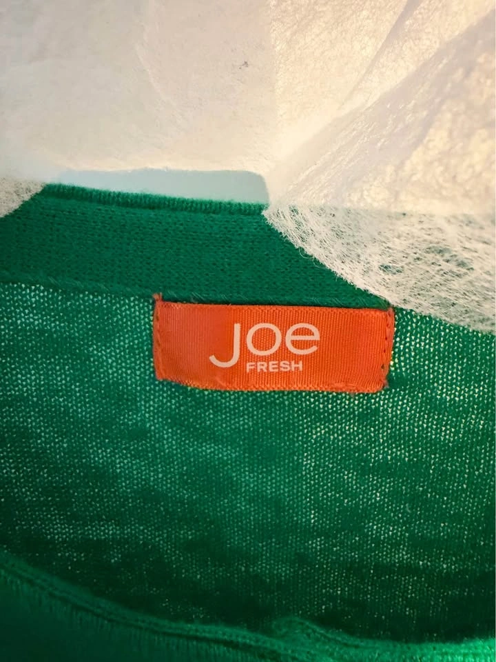 Joe Fresh Green Button-Up Cardigan - photo 3