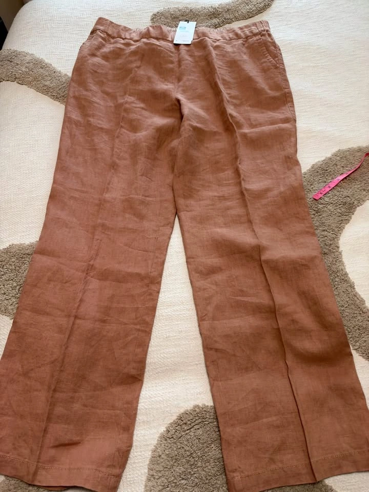 Olsen Linen Straight Leg Trousers - photo 2