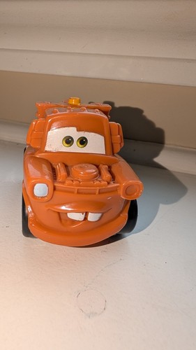 Disney Pixar Cars Tow Mater Wheelie Tow Truck Toy Little People