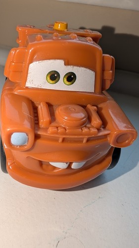 Disney Pixar Cars Tow Mater Wheelie Tow Truck Toy Little People - photo 2