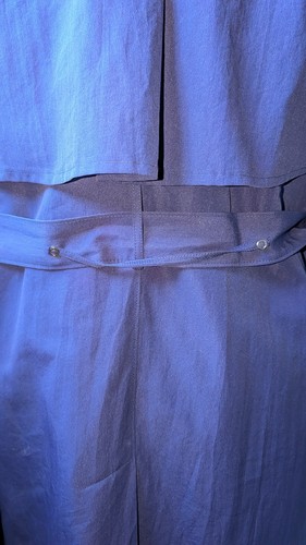 Vintage London Fog Trench Coat Womens 10 Petite Blue - photo 3