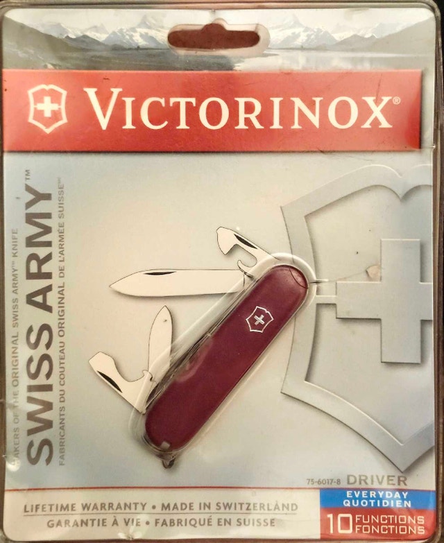 Vintage Victorinox Swiss Army 'Driver' Knife 84mm 10-Function