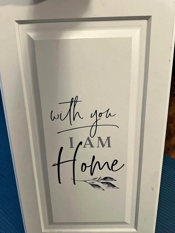 "With You I Am Home" Wall Art