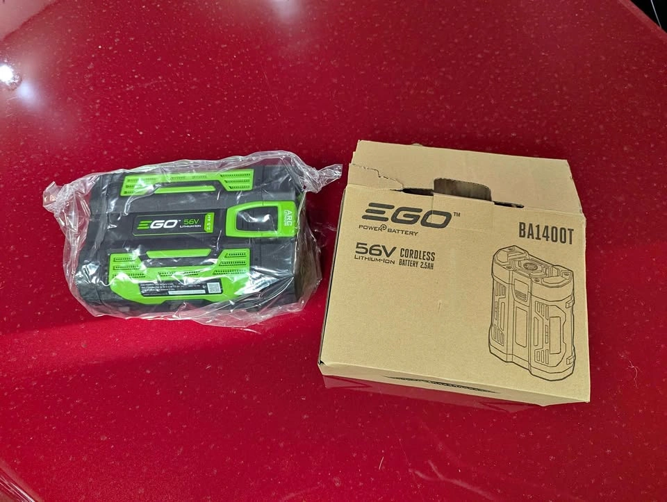 Brand new EGO 2.5 Ah 56V ARC Lithium Battery with Charger