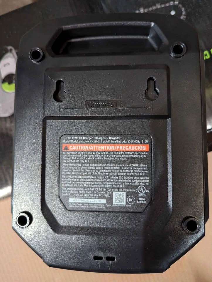 Brand new EGO 2.5 Ah 56V ARC Lithium Battery with Charger - photo 2
