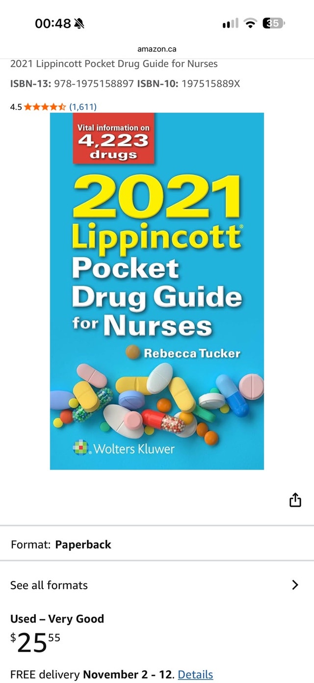 Lippincott Pocket Drug Guide for Nurses