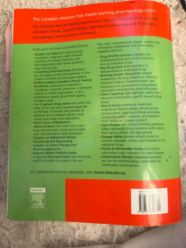 Pharmacology and the Nursing Process in Canada (1st Canadian Ed) - photo 2