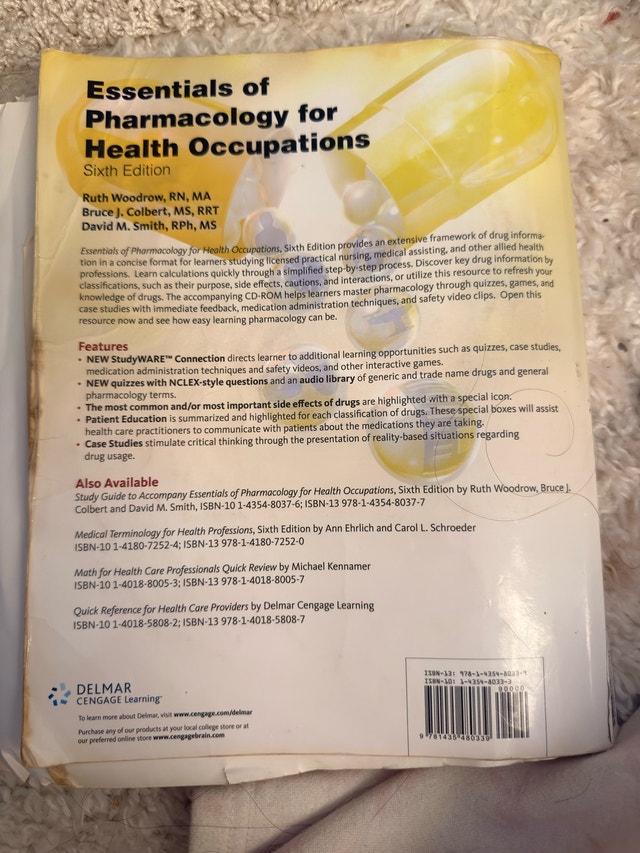 Essentials of Pharmacology for Health Occupations (6th Ed) - photo 2
