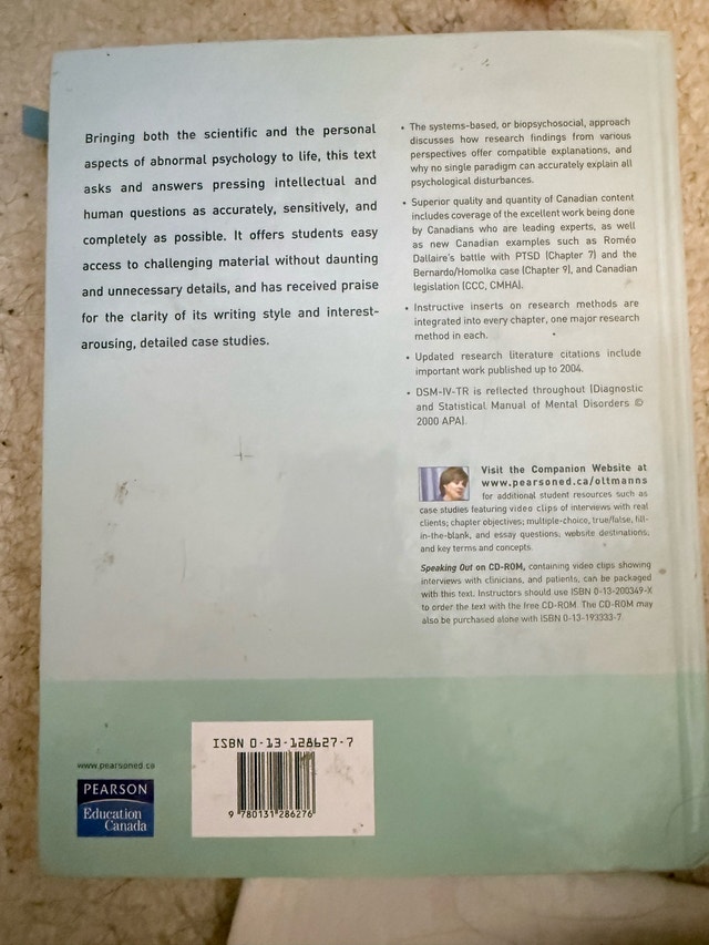 Abnormal Psychology (2nd Canadian Edition) - photo 2