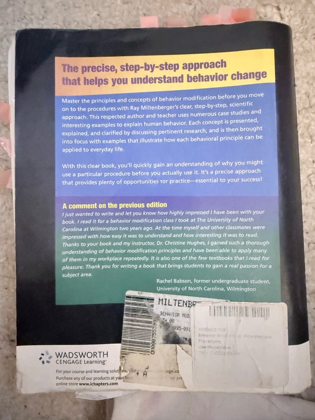Behavior Modification: Principles and Procedures - photo 2