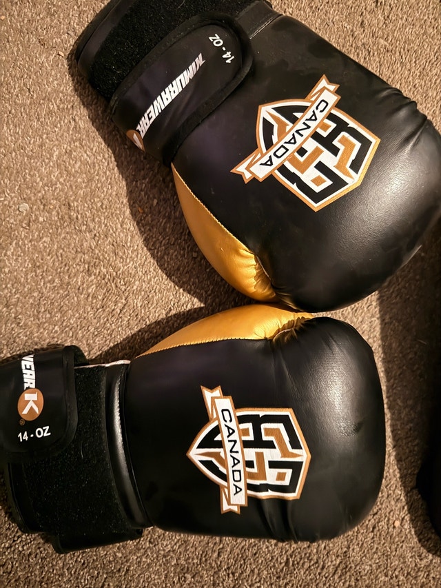 Kimurawear Boxing Gloves and Shin Guards
