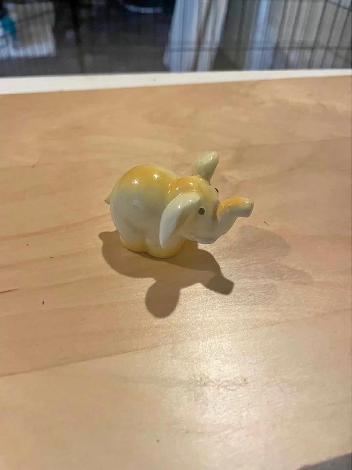 Ceramic Elephant Figurine
