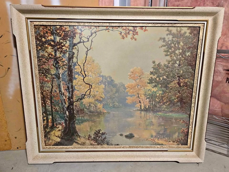 "Sycamore Bend" by Ruthven H. Byrum painting print