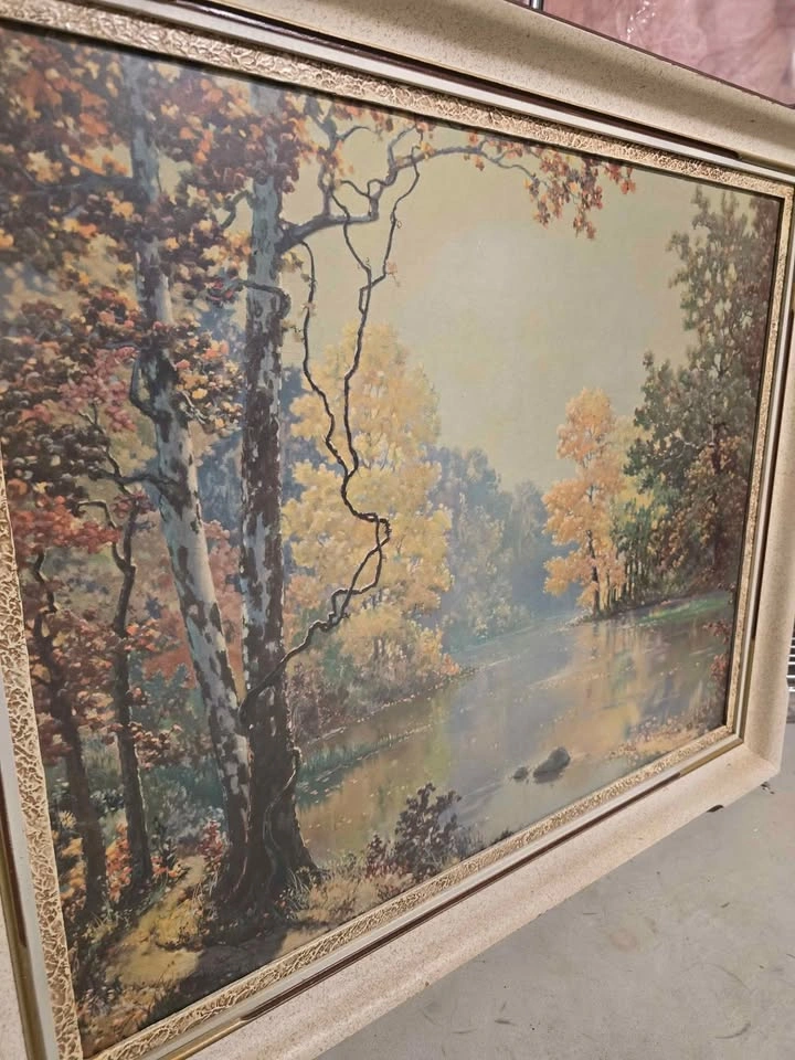 "Sycamore Bend" by Ruthven H. Byrum painting print - photo 3