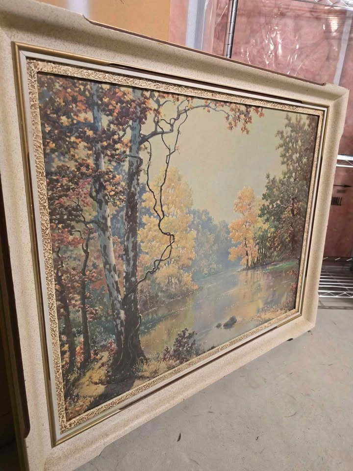"Sycamore Bend" by Ruthven H. Byrum painting print - photo 4