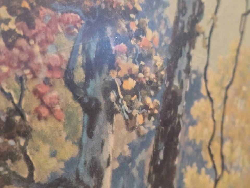 "Sycamore Bend" by Ruthven H. Byrum painting print - photo 5