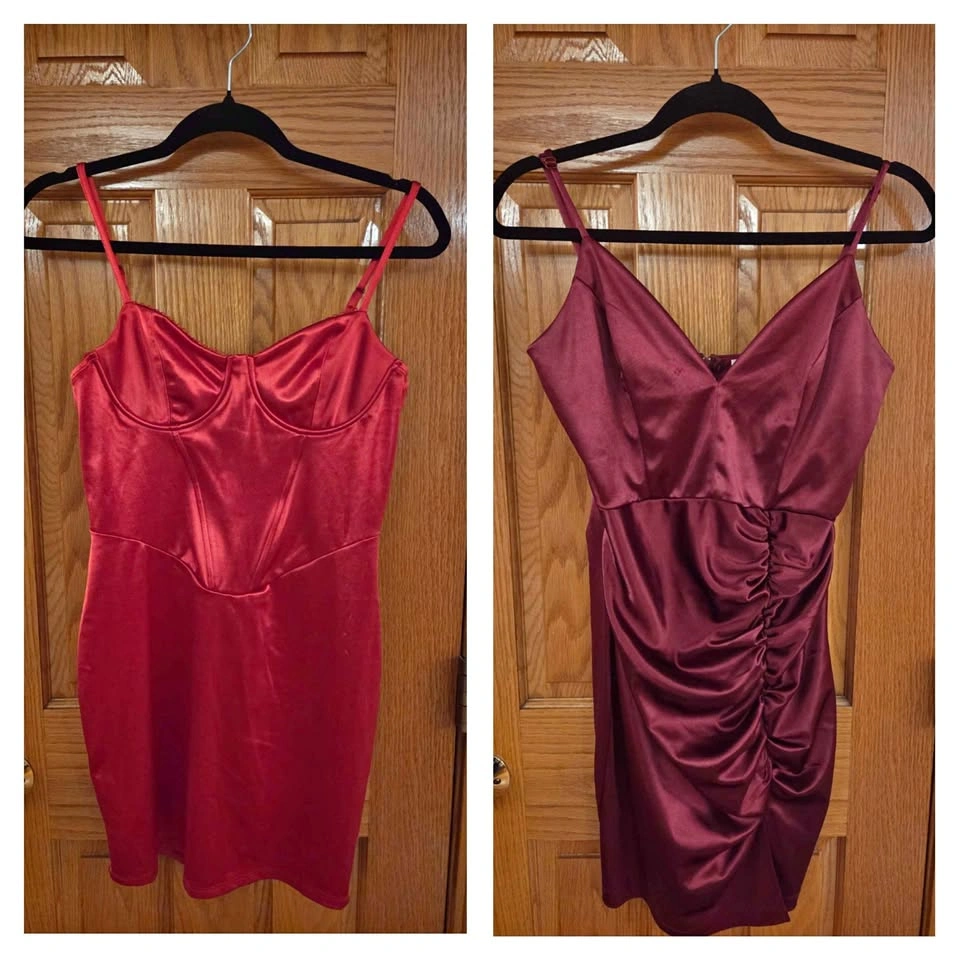 Red Clubbing Dresses, NWT