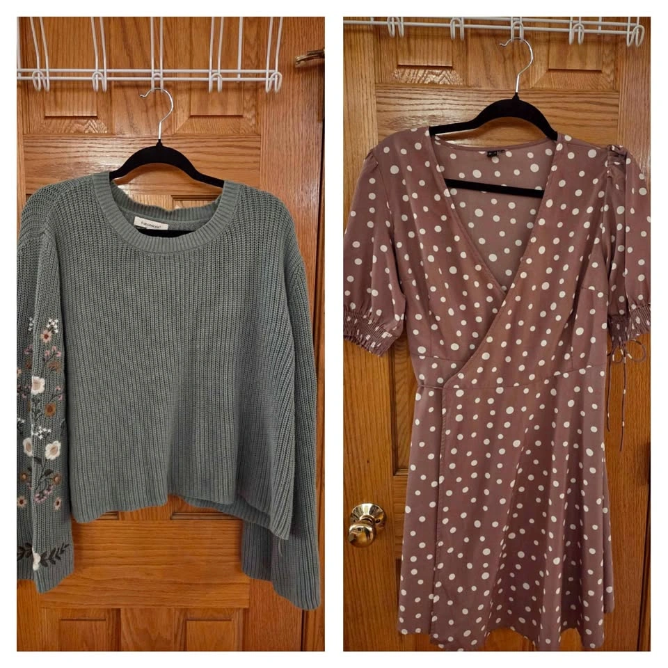 Francescas Sweater & Polka Dot Dress