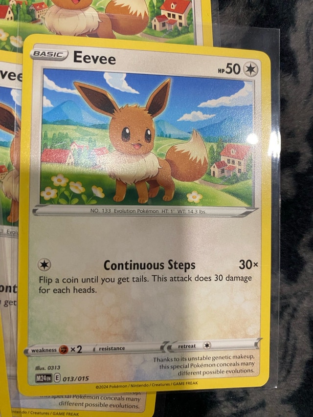 Eevee 013/015 Promo Pokémon McDonald’s Cards - photo 2