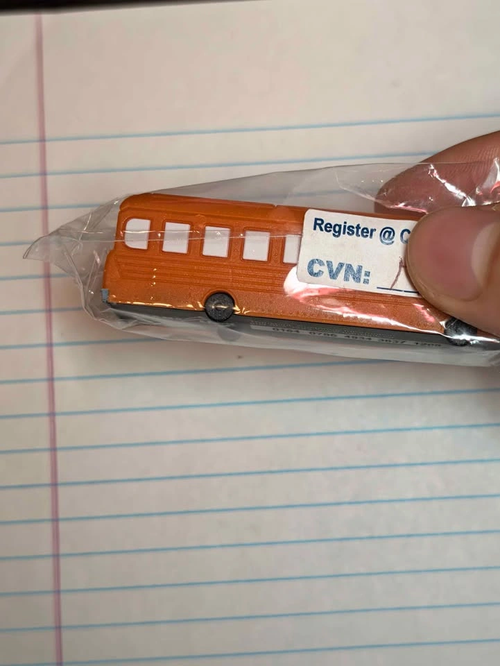 Compass Card Trolley Bus Keychain - photo 3
