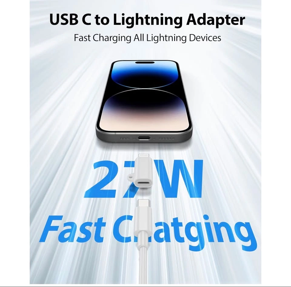 USB-C to Lightning Adapter 27W – $2 each or 3 for $5 - photo 2
