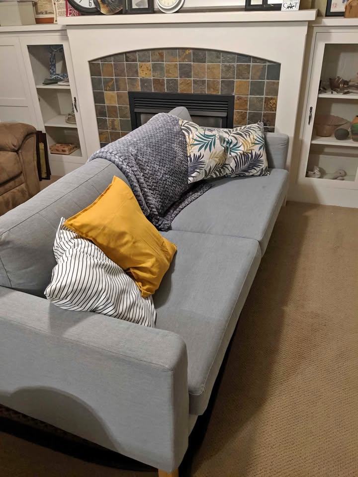 Blue 3-Seater Couch